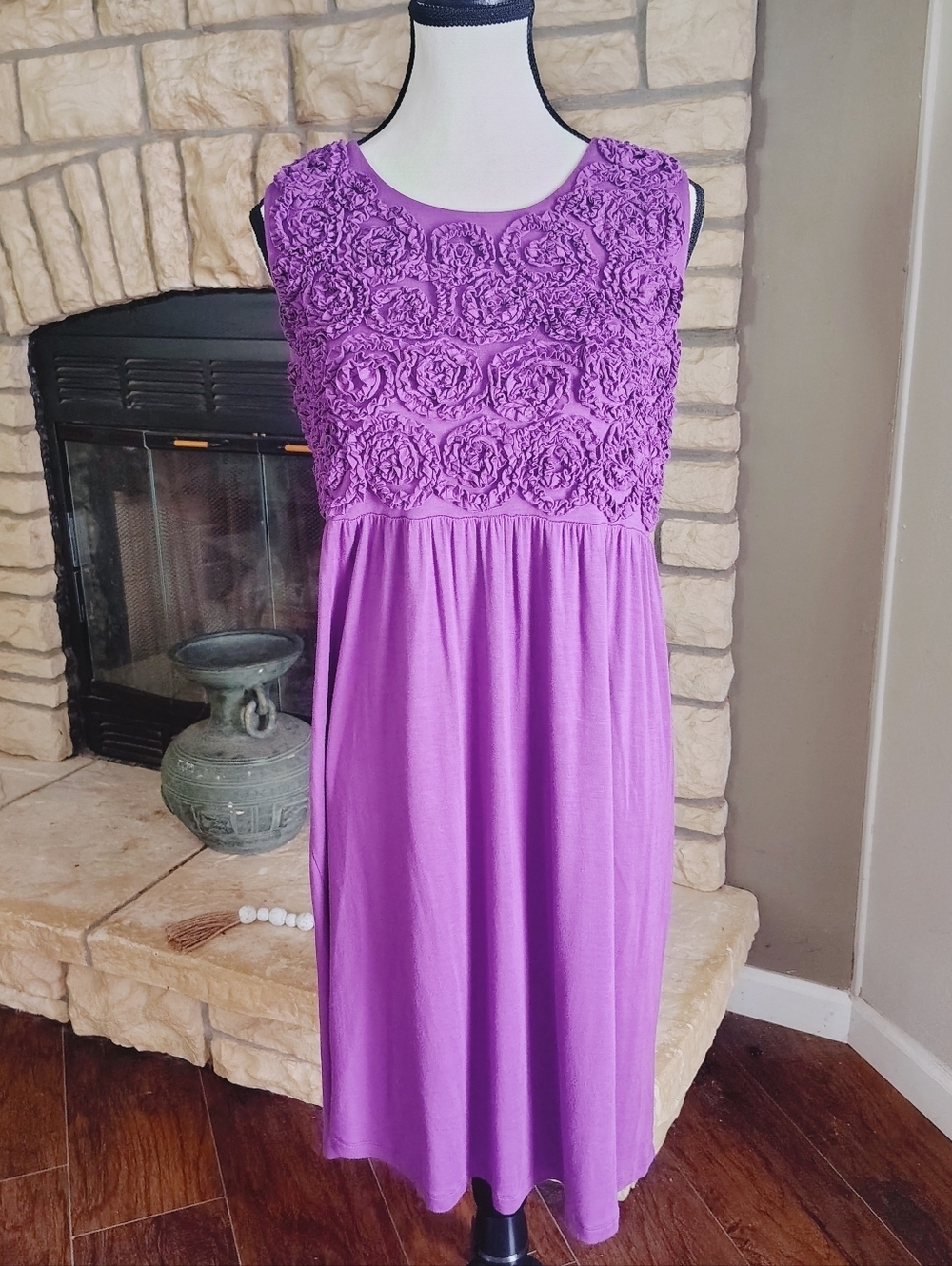 Design History Purple Summer Dress Large